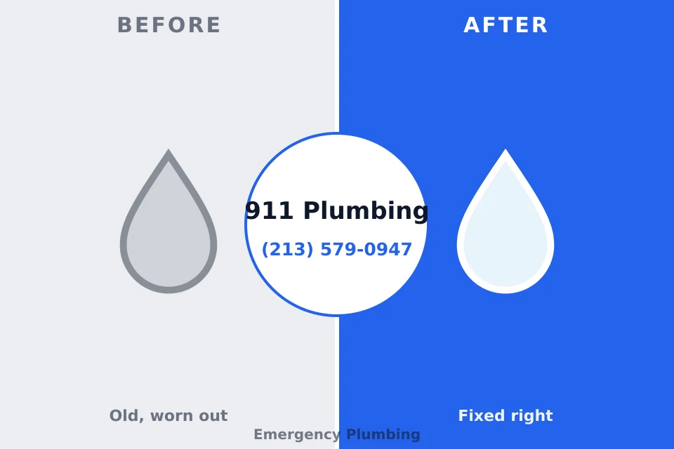 Before and after: plumbing company Lakeside, OR